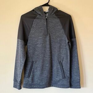 C9 by Champion Boys Half Zip Performance Hoodie - Charcoal/Gray, Size 12-14 yrs